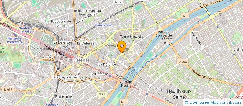 localisation de l'entreprise ANTARSOLAIRE à COURBEVOIE