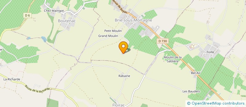 localisation de l'entreprise ANTASA  BRIE-SOUS-MORTAGNE