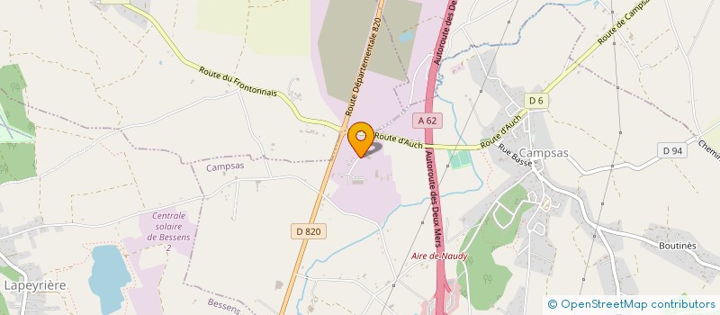 localisation de l'entreprise ANTAVIA à CAMPSAS