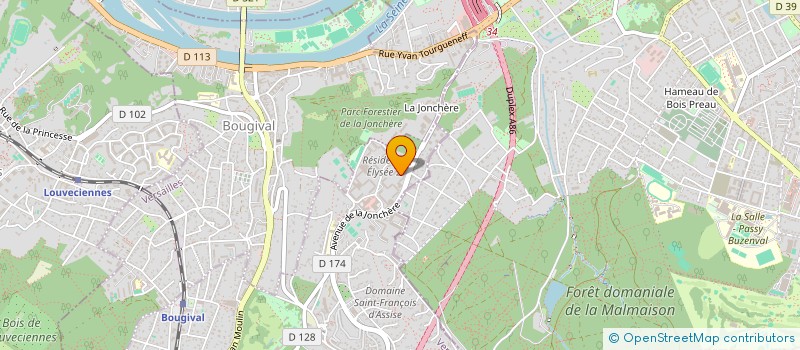 localisation de l'entreprise ANTAYA CONSEIL  LA CELLE-SAINT-CLOUD