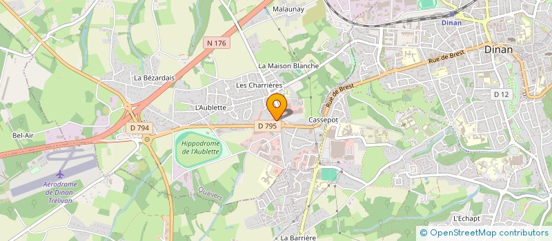 localisation de l'entreprise ANTB  QUEVERT