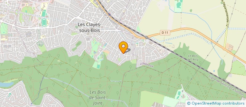 localisation de l'entreprise ANTBATIS à LES CLAYES-SOUS-BOIS