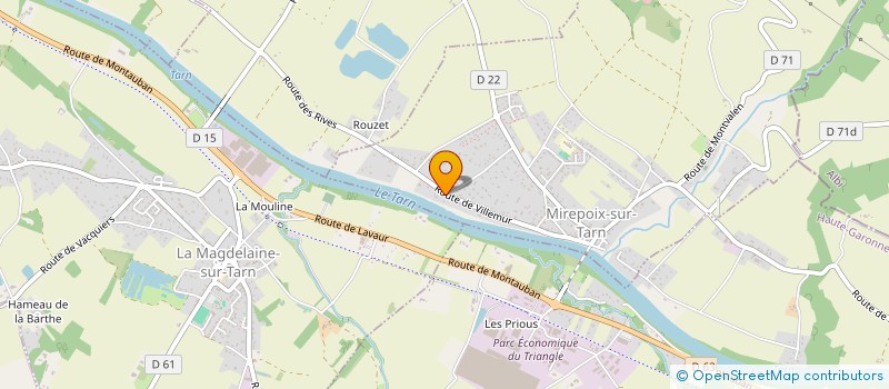 localisation de l'entreprise ANTCHOUSKI !  MIREPOIX-SUR-TARN