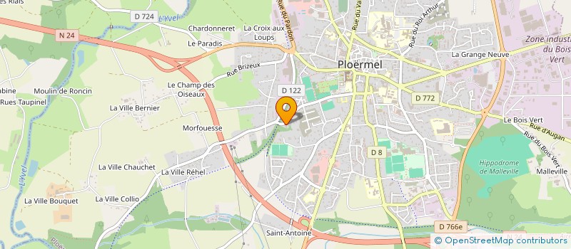 localisation de l'entreprise ANTCLEGUY  PLOERMEL