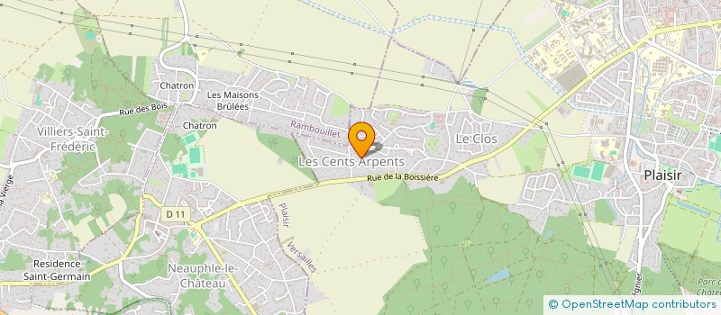 localisation de l'entreprise ANTCZAK  PLAISIR