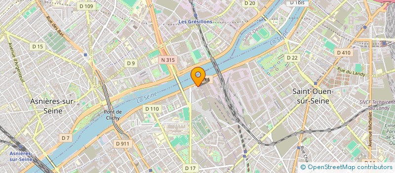 localisation de l'entreprise ANTE ENERGIE à CLICHY