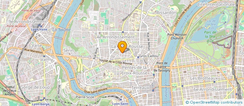 localisation de l'entreprise ANTEA à LYON 4EME