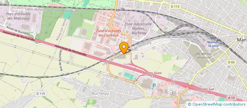 localisation de l'entreprise ANTEA  BUCHELAY