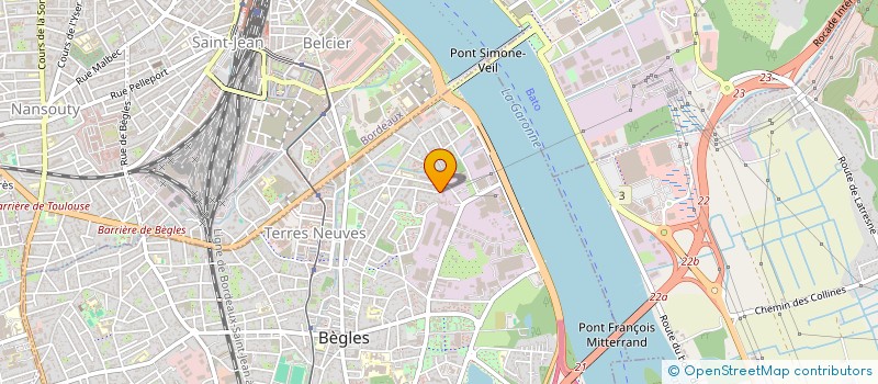 localisation de l'entreprise ANTEC ELECTRONIC à BEGLES