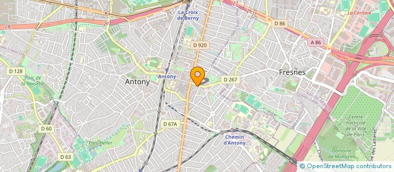 localisation de l'entreprise ANTECAS  ANTONY