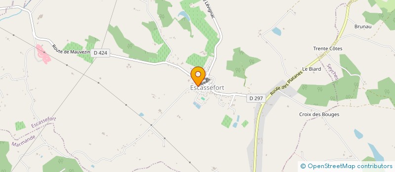 localisation de l'entreprise ANTECH  ESCASSEFORT