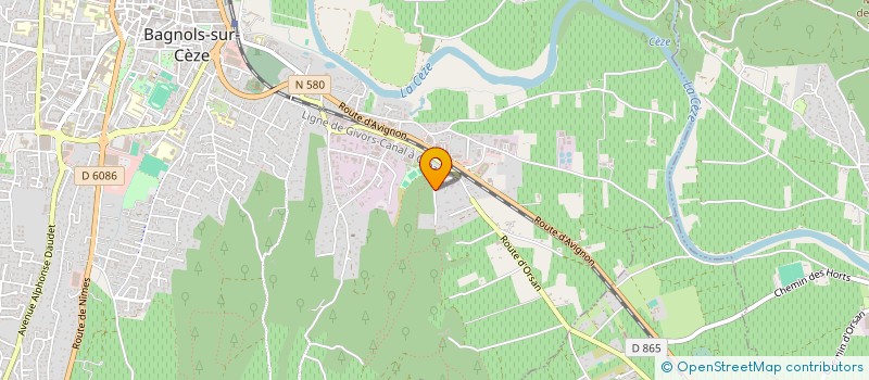 localisation de l'entreprise ANTECH MULTITRAVAUX  BAGNOLS-SUR-CEZE