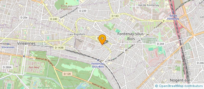 localisation de l'entreprise ANTECIME à FONTENAY-SOUS-BOIS