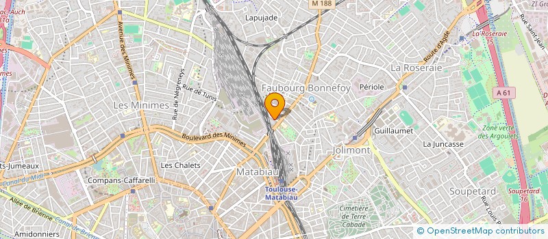 localisation de l'entreprise ANTECOM à TOULOUSE