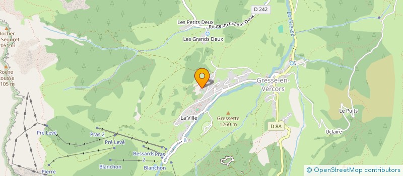 localisation de l'entreprise ANTECSAT  GRESSE-EN-VERCORS