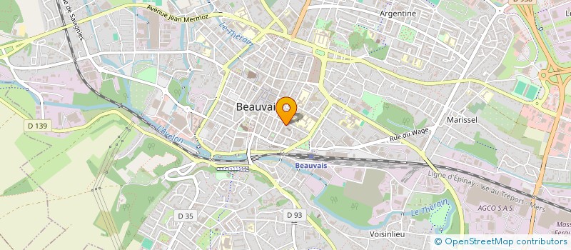 localisation de l'entreprise ANTEDIS  BEAUVAIS