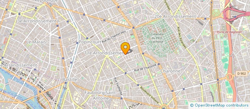 localisation de l'entreprise ANTEENA  PARIS