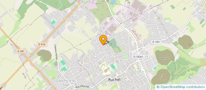 localisation de l'entreprise ANTEGA  AUCHEL