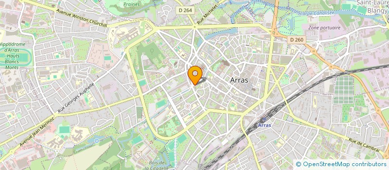 localisation de l'entreprise ANTEGO à ARRAS