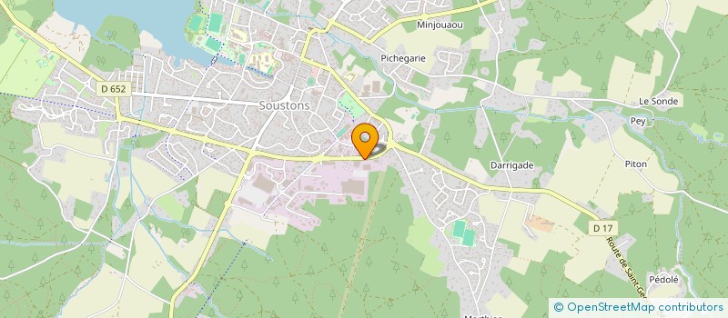 localisation de l'entreprise ANTEIRE & O  SOUSTONS