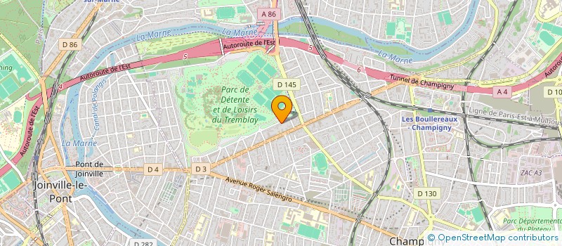 localisation de l'entreprise ANTELCOM à CHAMPIGNY-SUR-MARNE