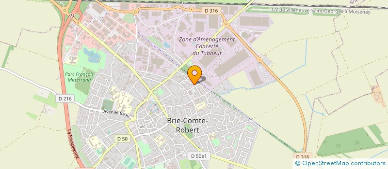 localisation de l'entreprise ANTELEC à BRIE-COMTE-ROBERT