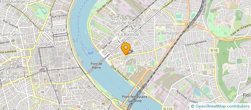 localisation de l'entreprise ANTELEC 33 à BORDEAUX