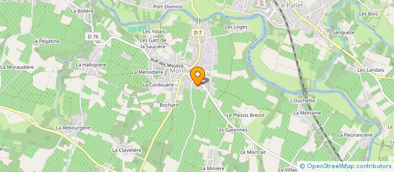 localisation de l'entreprise ANTELEC  MONNIERES