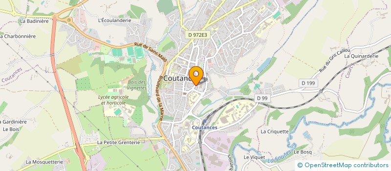 localisation de l'entreprise ANTELEME  COUTANCES