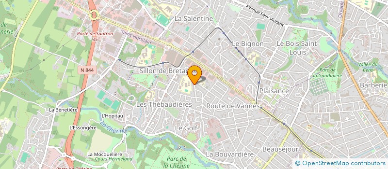 localisation de l'entreprise ANTELIA IMMO 1  SAINT-HERBLAIN