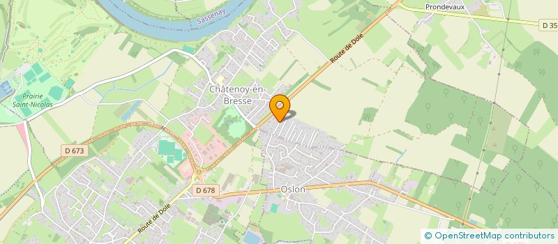 localisation de l'entreprise ANTELIANE  CHATENOY-EN-BRESSE