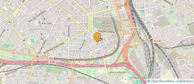 localisation de l'entreprise ANTELICLE SARL à LILLE