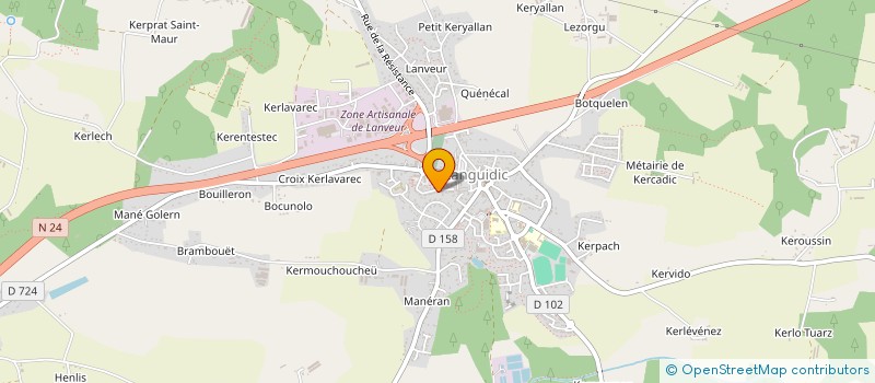 localisation de l'entreprise ANTELIE  LANGUIDIC