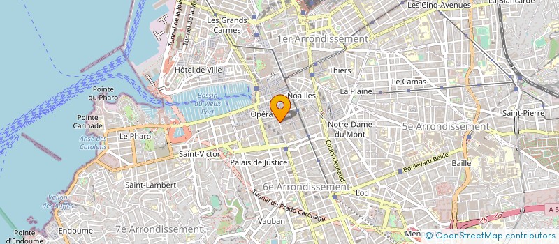 localisation de l'entreprise ANTELIOS CLIMATISATION à MARSEILLE