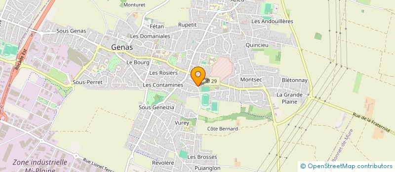 localisation de l'entreprise ANTELISART  GENAS