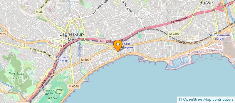 localisation de l'entreprise ANTELO SASU  CAGNES-SUR-MER