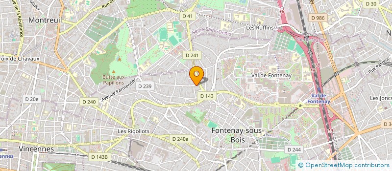 localisation de l'entreprise ANTELOP BIONETTOYAGE à FONTENAY-SOUS-BOIS