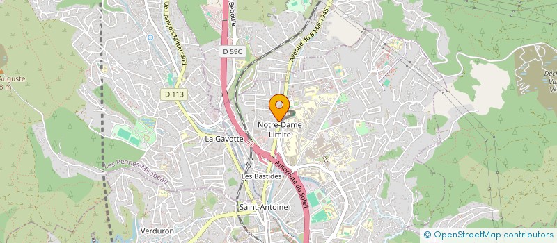 localisation de l'entreprise ANTELYS IMMOBILIER  MARSEILLE