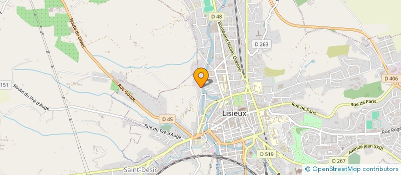 localisation de l'entreprise ANTEMAT à LISIEUX