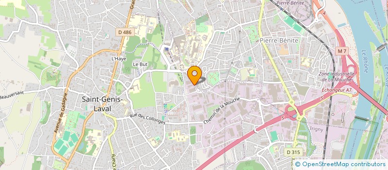 localisation de l'entreprise ANTEMIKA  SAINT-GENIS-LAVAL