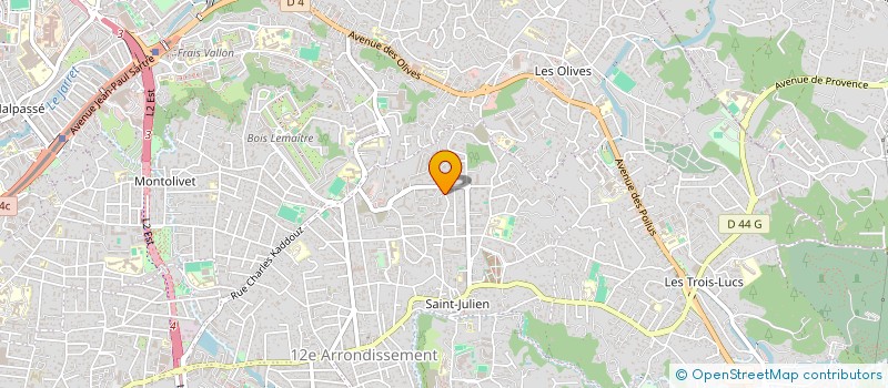 localisation de l'entreprise ANTEMMA à MARSEILLE