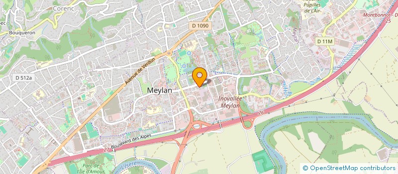 localisation de l'entreprise ANTENA SERVICES à MEYLAN