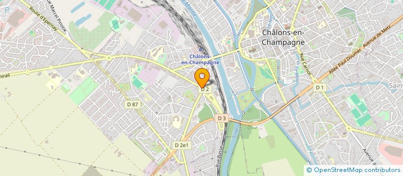 localisation de l'entreprise ANTENN'SAT  CHALONS-EN-CHAMPAGNE