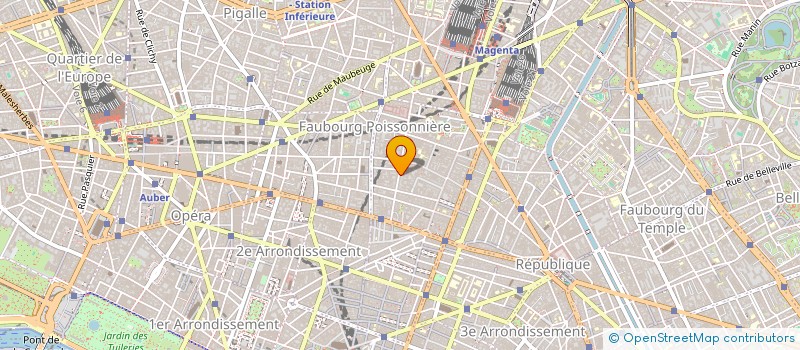 localisation de l'entreprise ANTENNE 1 à PARIS