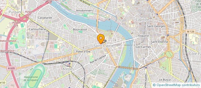 localisation de l'entreprise ANTENNE  TOULOUSE