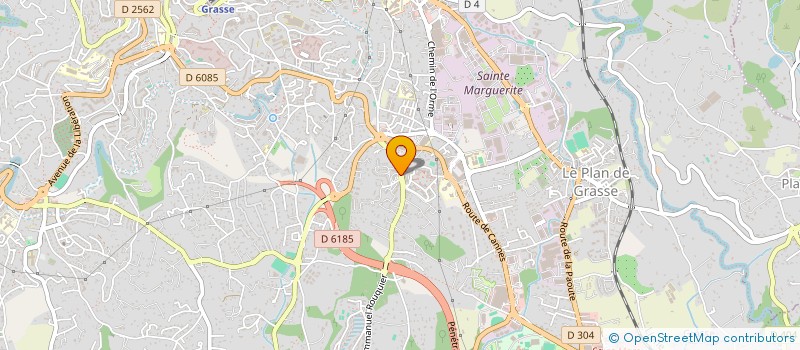 localisation de l'entreprise ANTENNE ALLIANCE à GRASSE