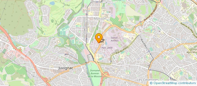 localisation de l'entreprise ANTENNE BUREAUTIQUE à MONTPELLIER