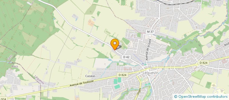 localisation de l'entreprise ANTENNE D.O.C  LEGUEVIN