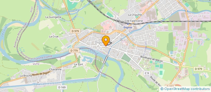 localisation de l'entreprise ANTENNE DE SOINS INFIRMIERS - SCP BARTOLI  DIGOIN