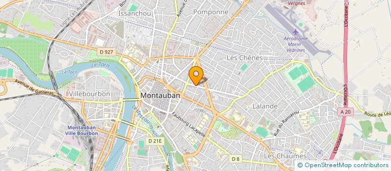 localisation de l'entreprise ANTENNE-ELEC à MONTAUBAN